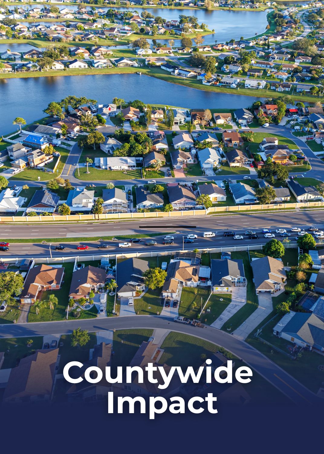 An Osceola County neighborhood from the air.